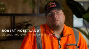 Eemfors medewerker Robert is gestopt met roken na een training met collega's.