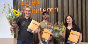 Rene, Mohammad en Nurcan hebben hun praktijkverklaring behaald